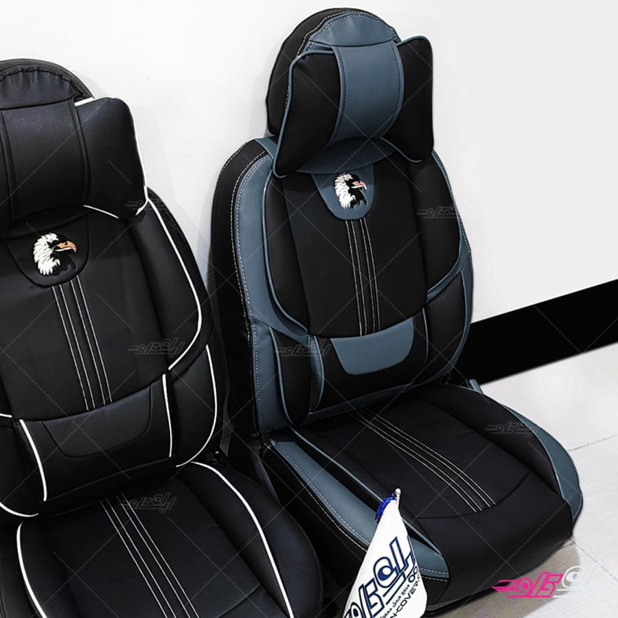 روکش صندلی تمام چرم رنو تندر 90 -طوسی