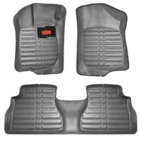 کفپوش سه بعدی ال 90 چرم طوسی