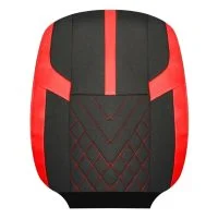 روکش صندلی برزنتی پژو مشکی قرمز