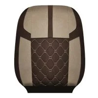 روکش صندلی برزنتی پژو و سمند وسط قهوه ای-min