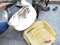تعمیر و بار دادن ابر صندلی پراید صبا